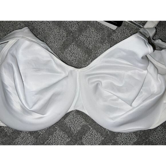 42DDD Bali Bra Minimizer Back Side Smoothing Underwire White Lightly Lined NEW - Picture 6 of 8